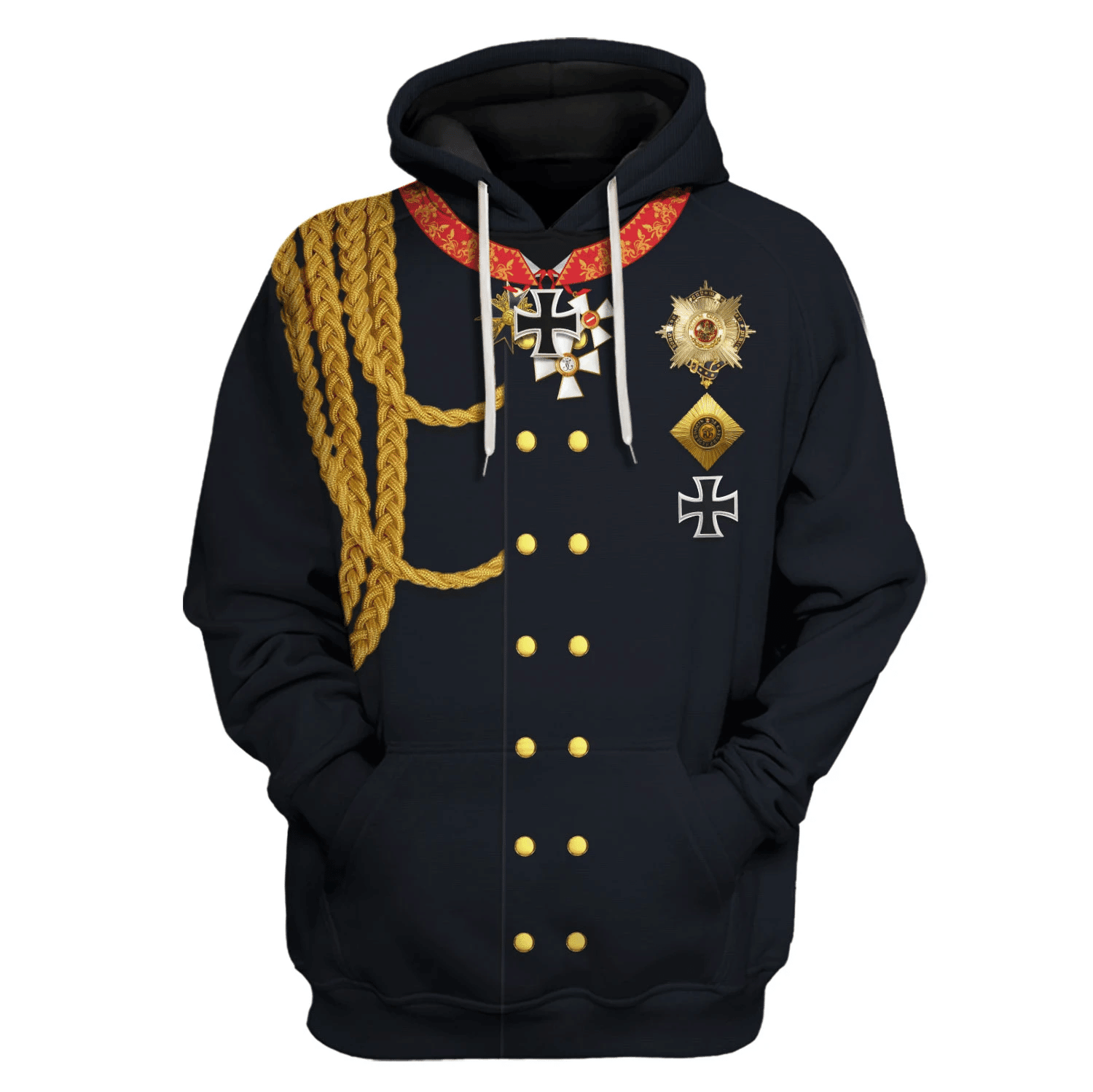 Gearhomie Prussian General Ludwig Yorck Von Wartenburg Costume Hoodie Sweatshirt T-Shirt Tracksuit - Gearhomie.com