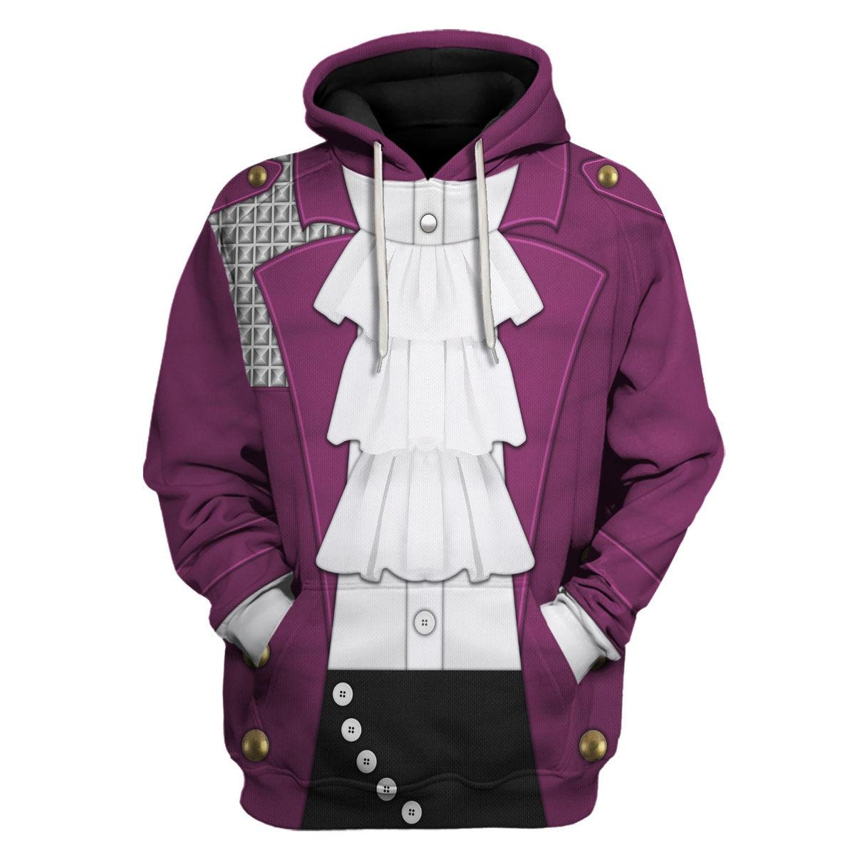 Gearhomie Purple Rain All-Over Print Unisex Pullover Hoodie, Sweatshirt, T-Shirt - Gearhomie.com