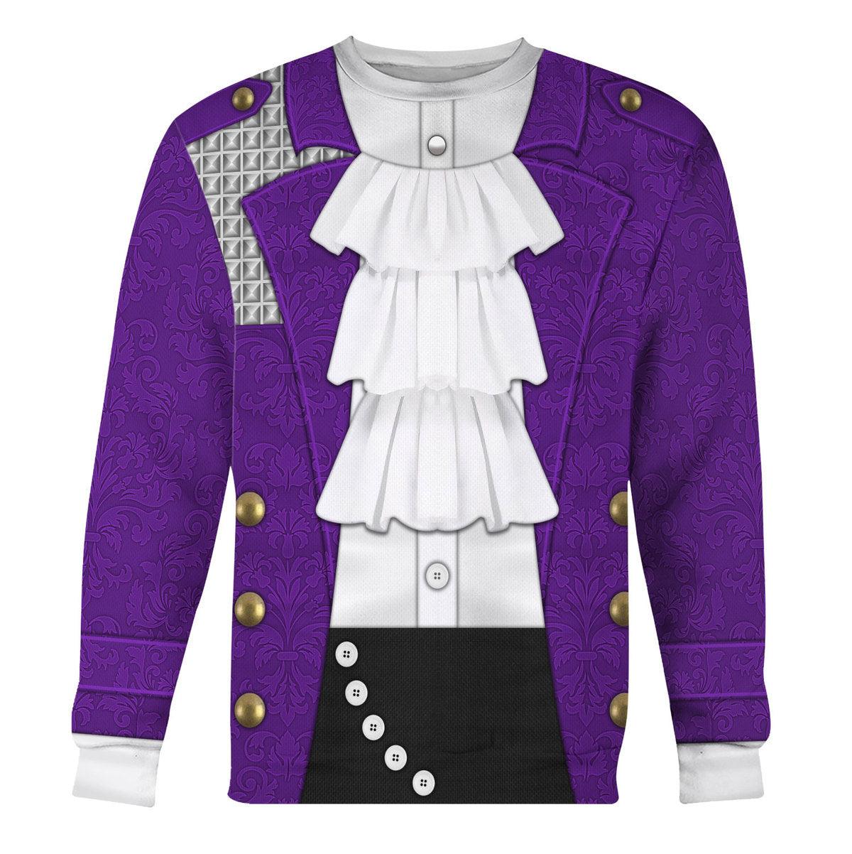 Gearhomie Purple Rain Suit All-Over Print Unisex Pullover Hoodie, Sweatshirt, T-Shirt - Gearhomie.com