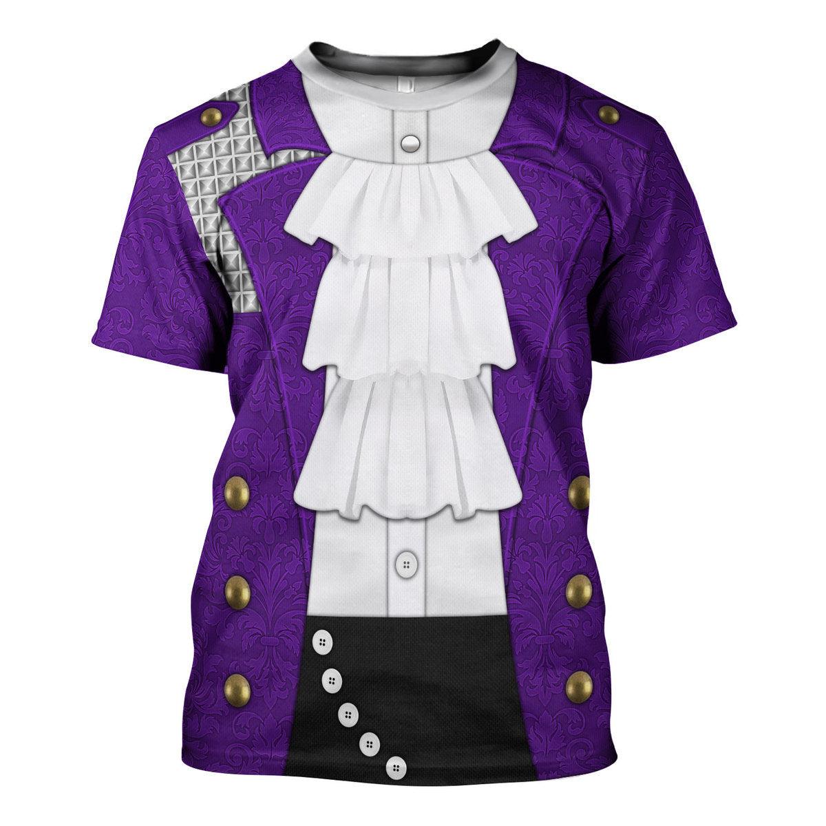 Gearhomie Purple Rain Suit All-Over Print Unisex Pullover Hoodie, Sweatshirt, T-Shirt - Gearhomie.com