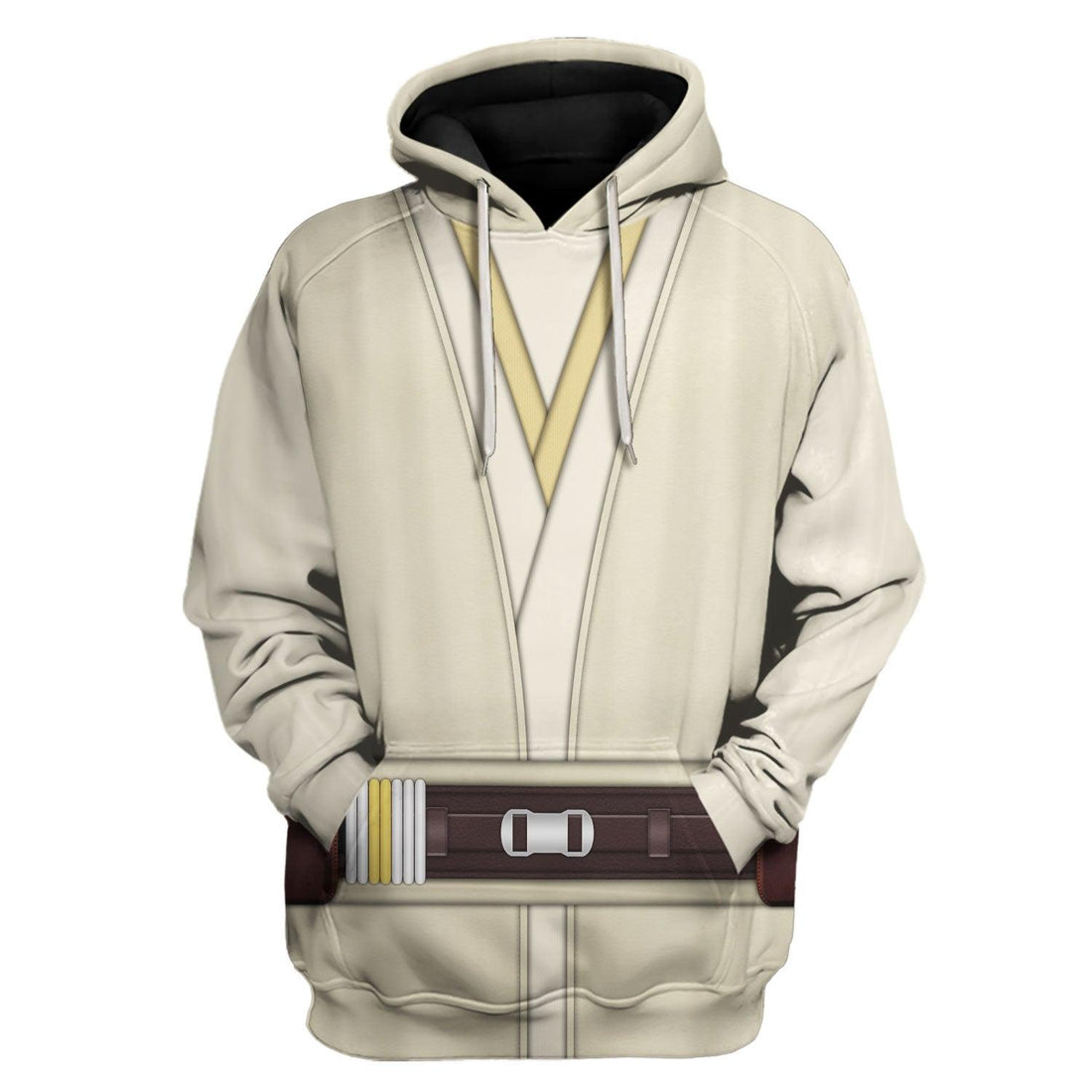 CustomsPig Qui-Gon Jinn's Jedi Robes Costume Hoodie Sweatshirt T-Shirt Sweatpants - CustomsPig.com