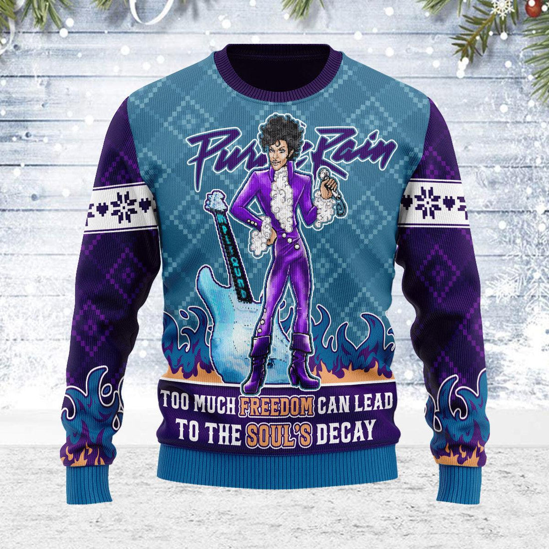 CustomsPig Quotes Freedom Soul's Christmas Ugly Sweater - CustomsPig.com