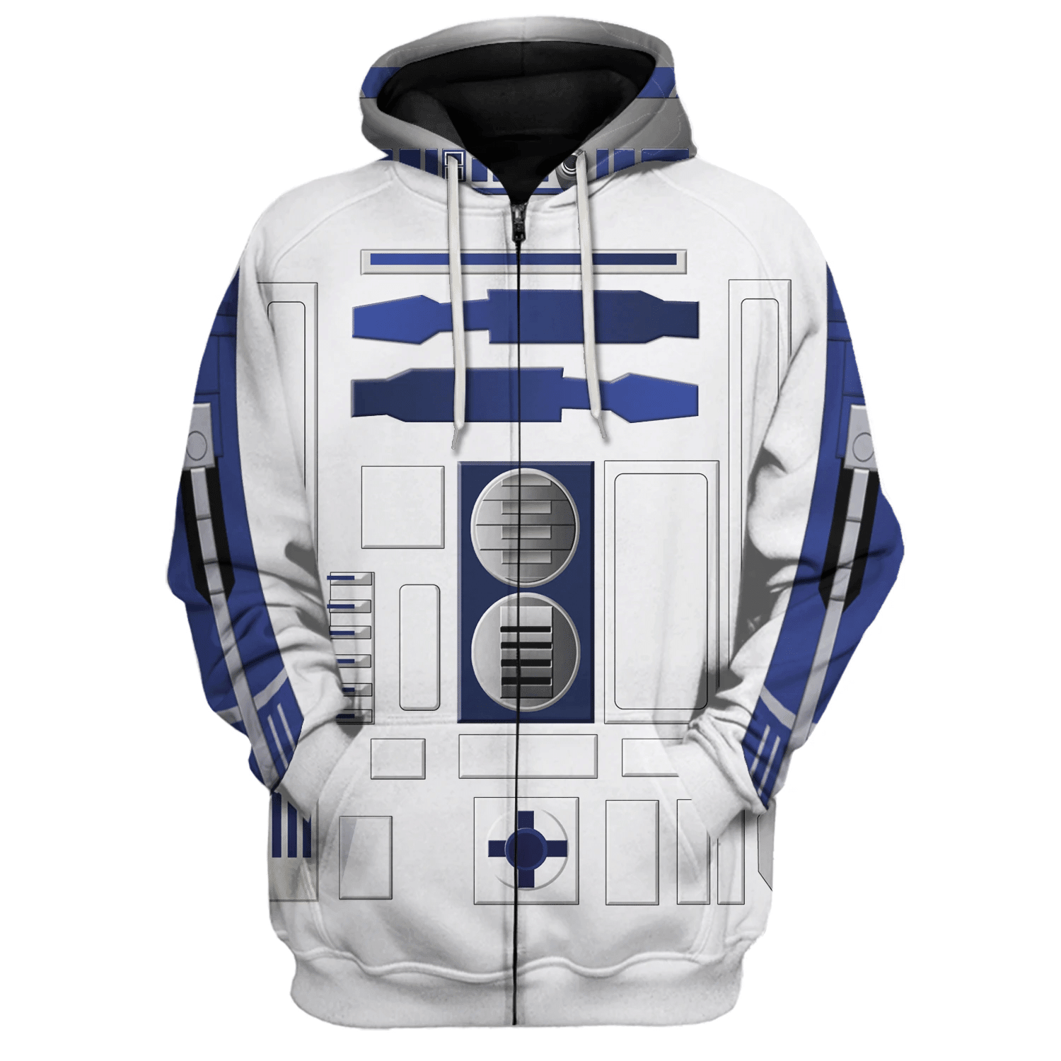 Gearhomie R2 D2 Robot Costume Hoodie Sweatshirt T-Shirt Sweatpants - Gearhomie.com