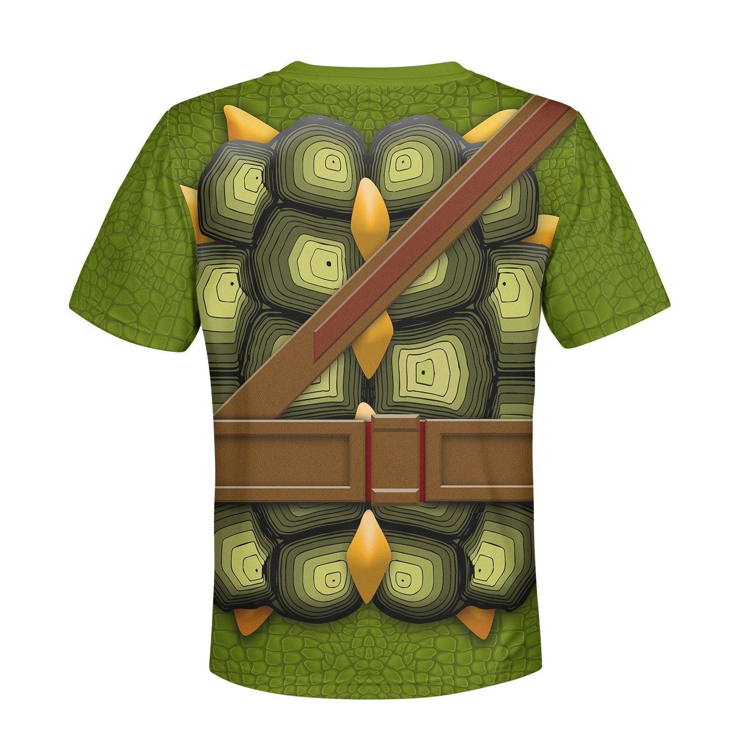 CustomsPig Raphael Costume Cosplay Kid Hoodie Sweatshirt T-Shirt - CustomsPig.com