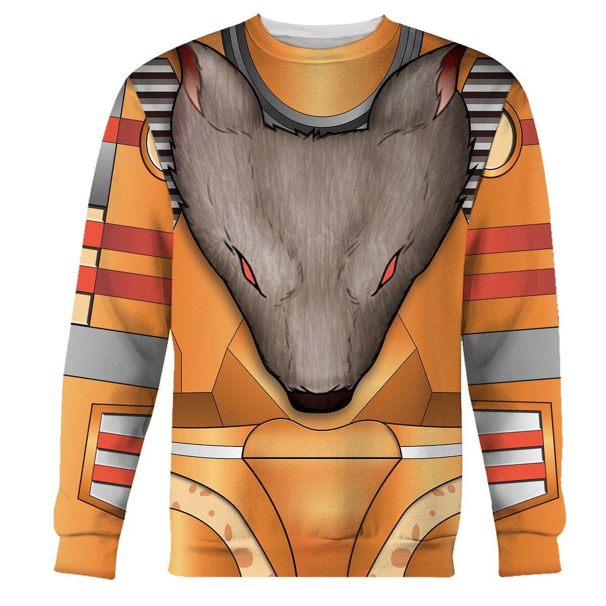 Gearhomie Rattrap Beast Wars Costume Cosplay Hoodie Tracksuit - DucG