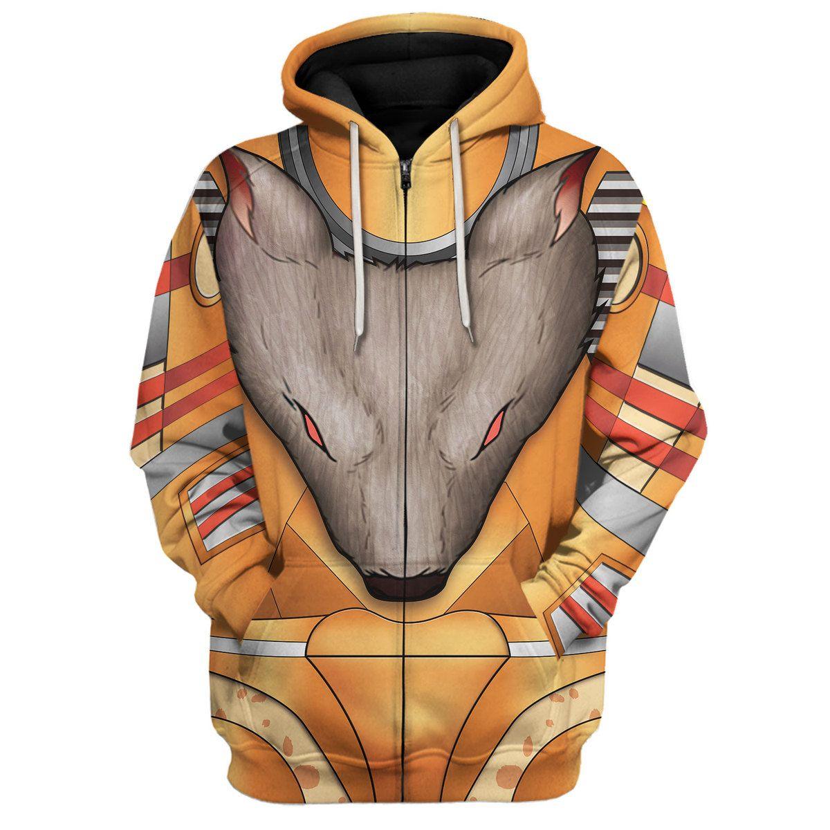 Gearhomie Rattrap Beast Wars Costume Cosplay Hoodie Tracksuit - DucG