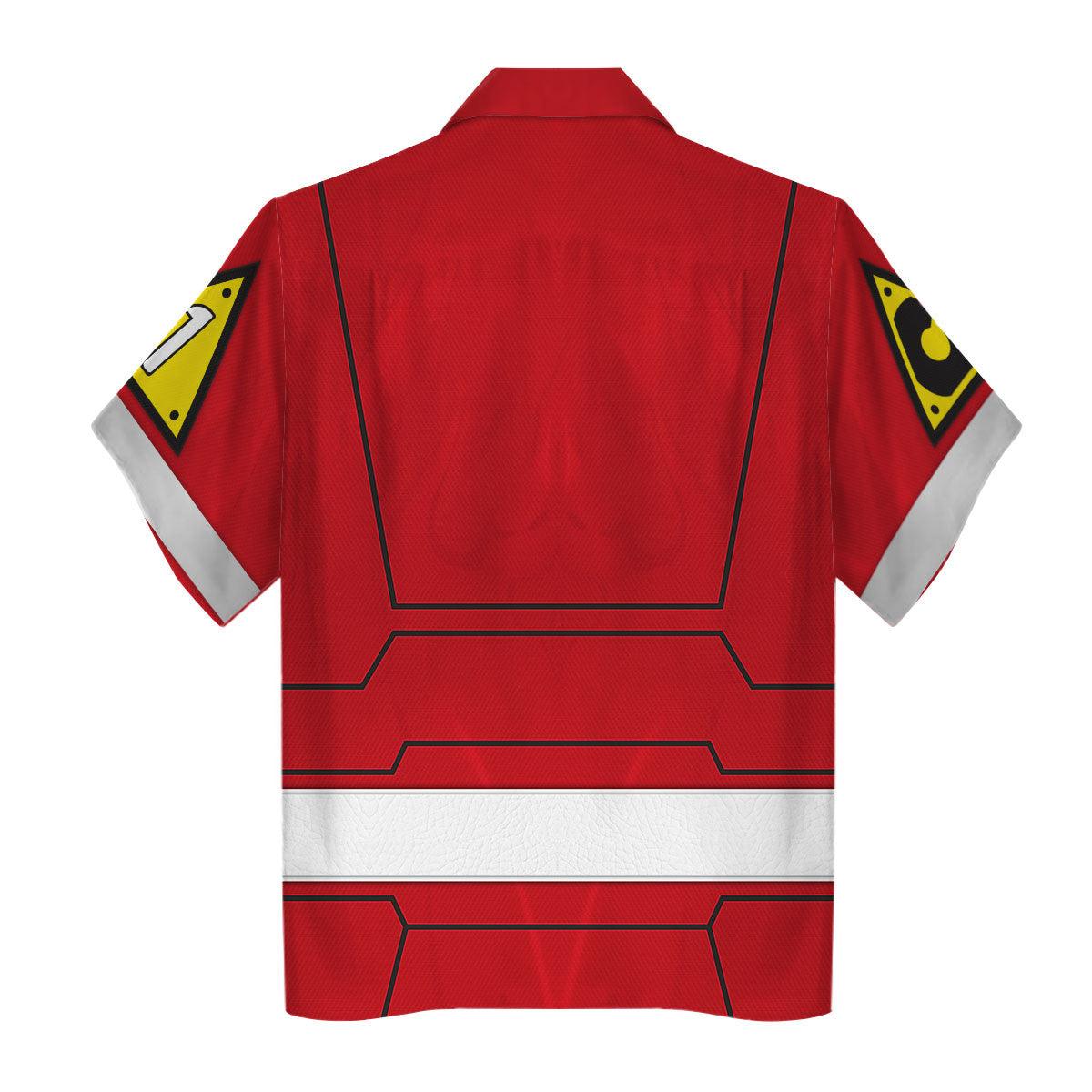  CustomsPig Red Power Rangers Turbo Hoodies Sweatshirt T-shirt Hawaiian Tracksuit -  CustomsPig.com