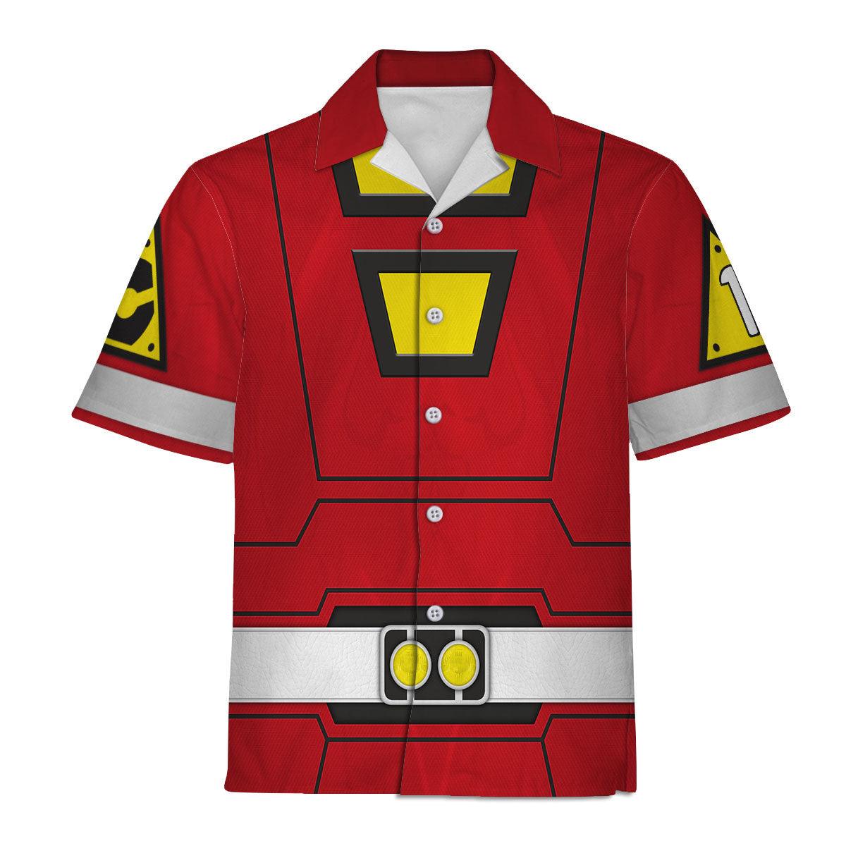  CustomsPig Red Power Rangers Turbo Hoodies Sweatshirt T-shirt Hawaiian Tracksuit -  CustomsPig.com
