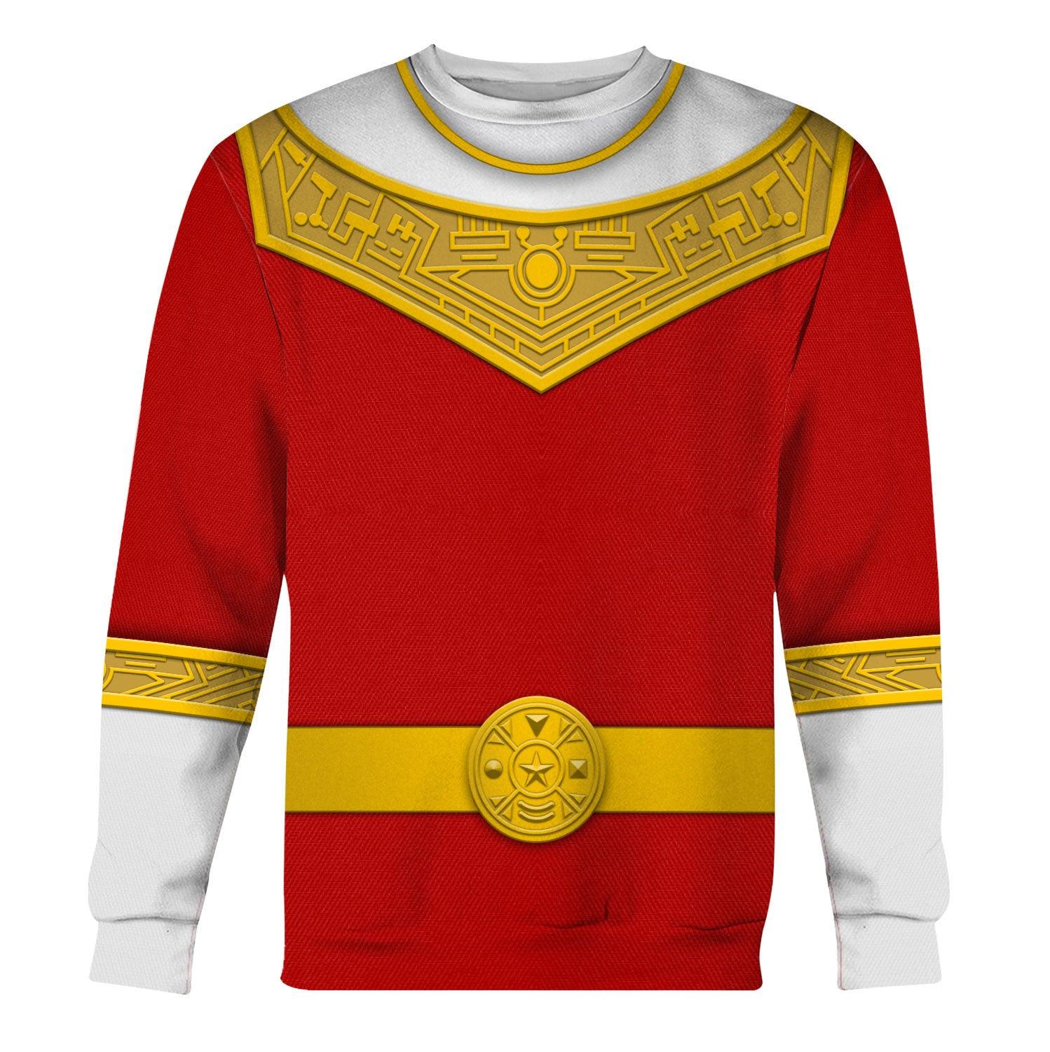  CustomsPig Red Power Rangers Zeo Hoodies Sweatshirt T-shirt Hawaiian Tracksuit -  CustomsPig.com