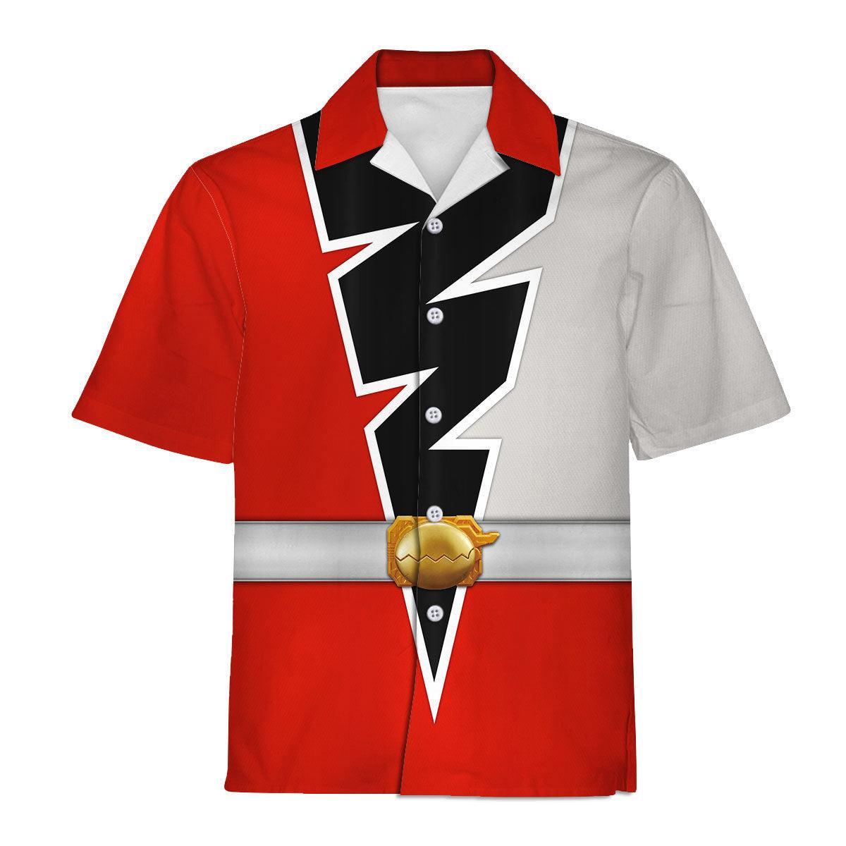 Gearhomie Red Zayto Ranger Dino Fury Hoodies Sweatshirt T-Shirt Zip Hoodies Sweatpants - Gearhomie.com