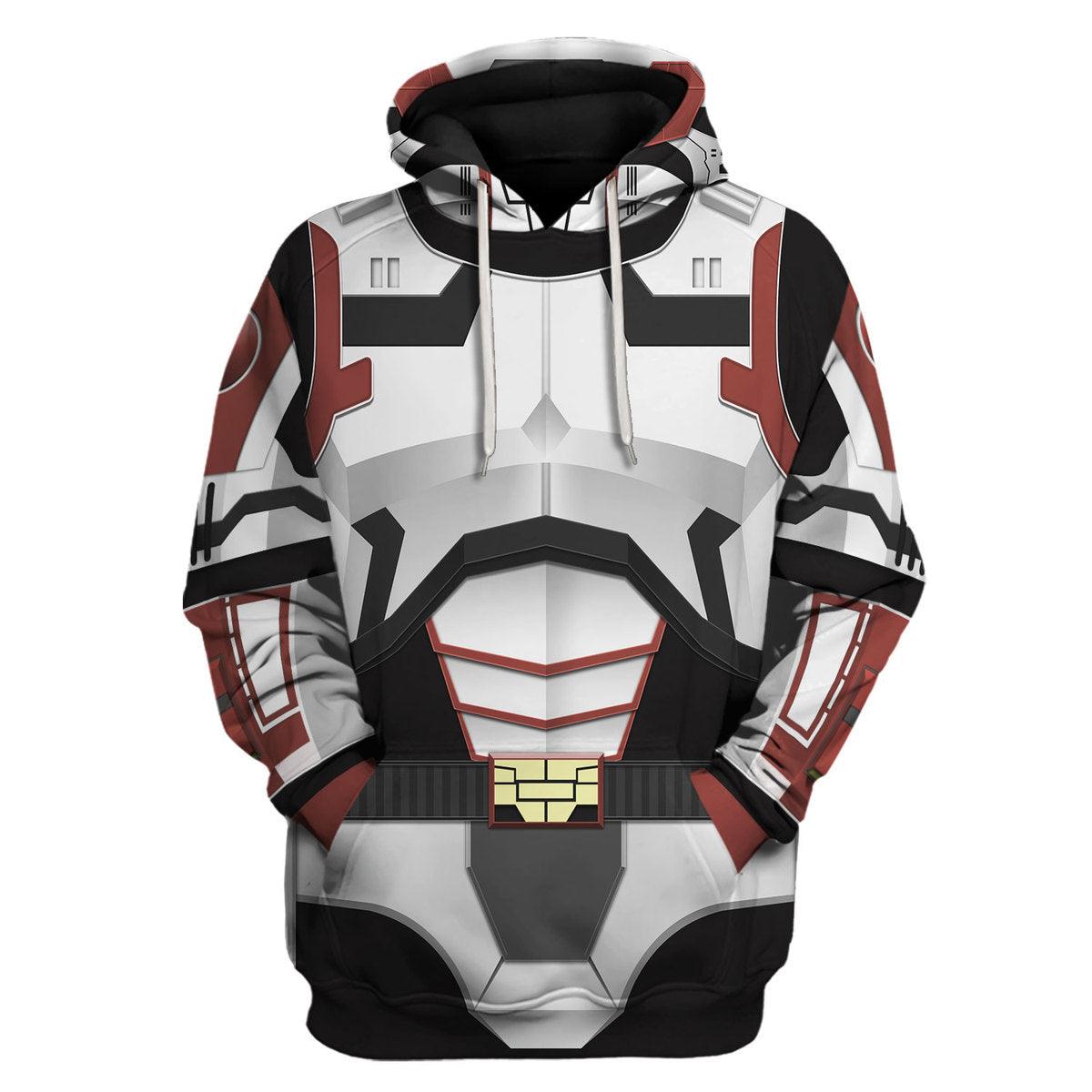CustomsPig Republik Trooper Armor Costume Hoodie Sweatshirt T-Shirt Sweatpants
