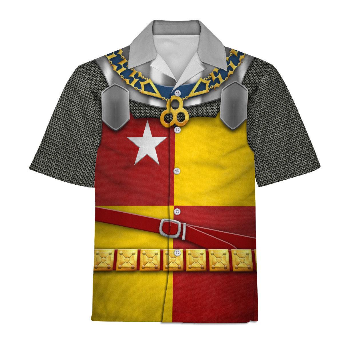 Gearhomie Richard de Vere- Battle of Agincourt Knights Costume Hoodie Sweatshirt T-Shirt Tracksuit - Gearhomie.com