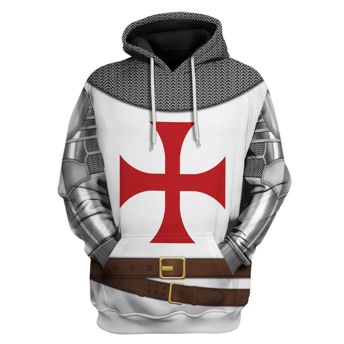 Gearhomie Richard The Lionheart Knight Costume Hoodie Sweatshirt T-Shirt Tracksuit - Gearhomie.com