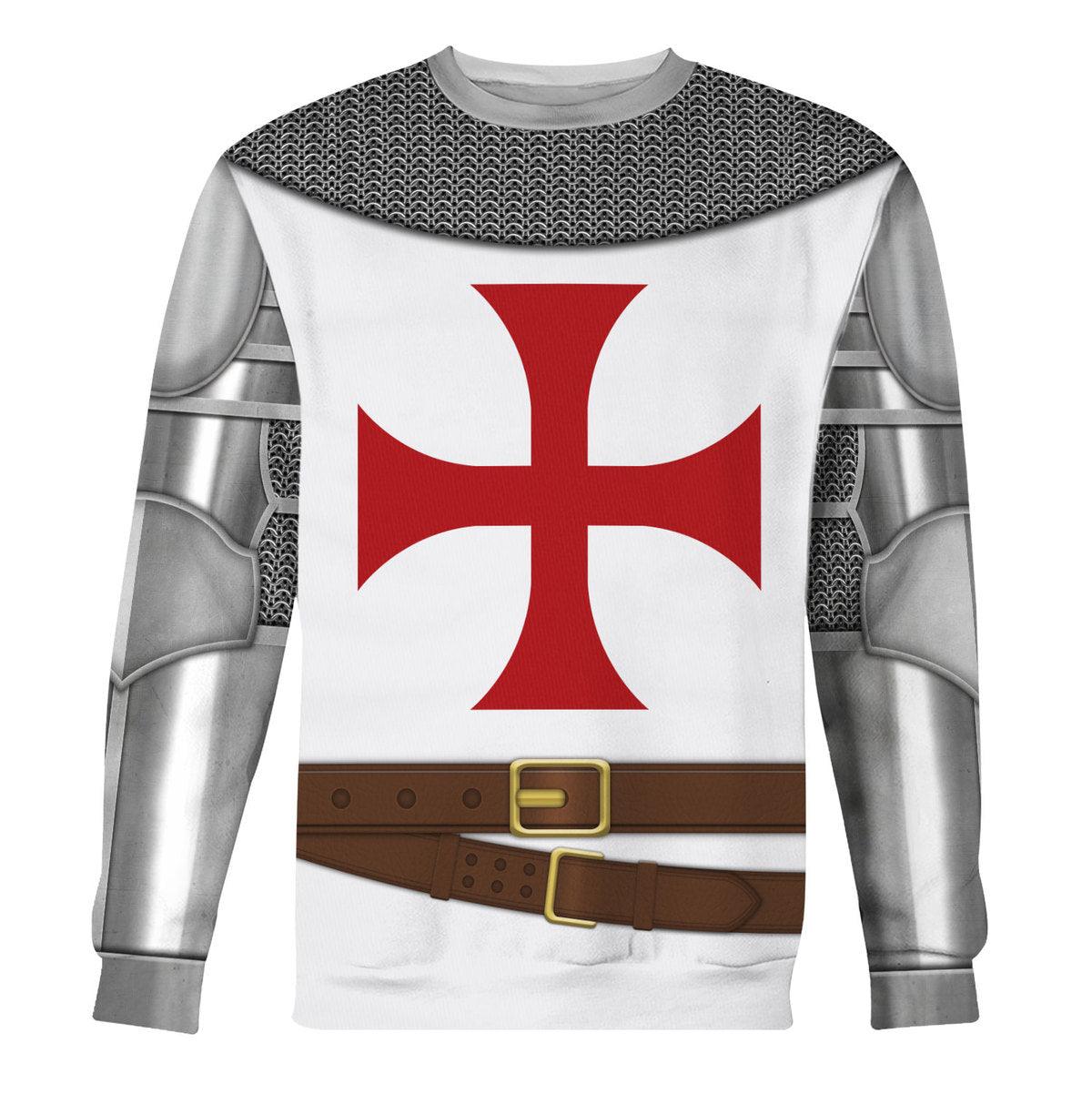 Gearhomie Richard The Lionheart Knight Costume Hoodie Sweatshirt T-Shirt Tracksuit - Gearhomie.com