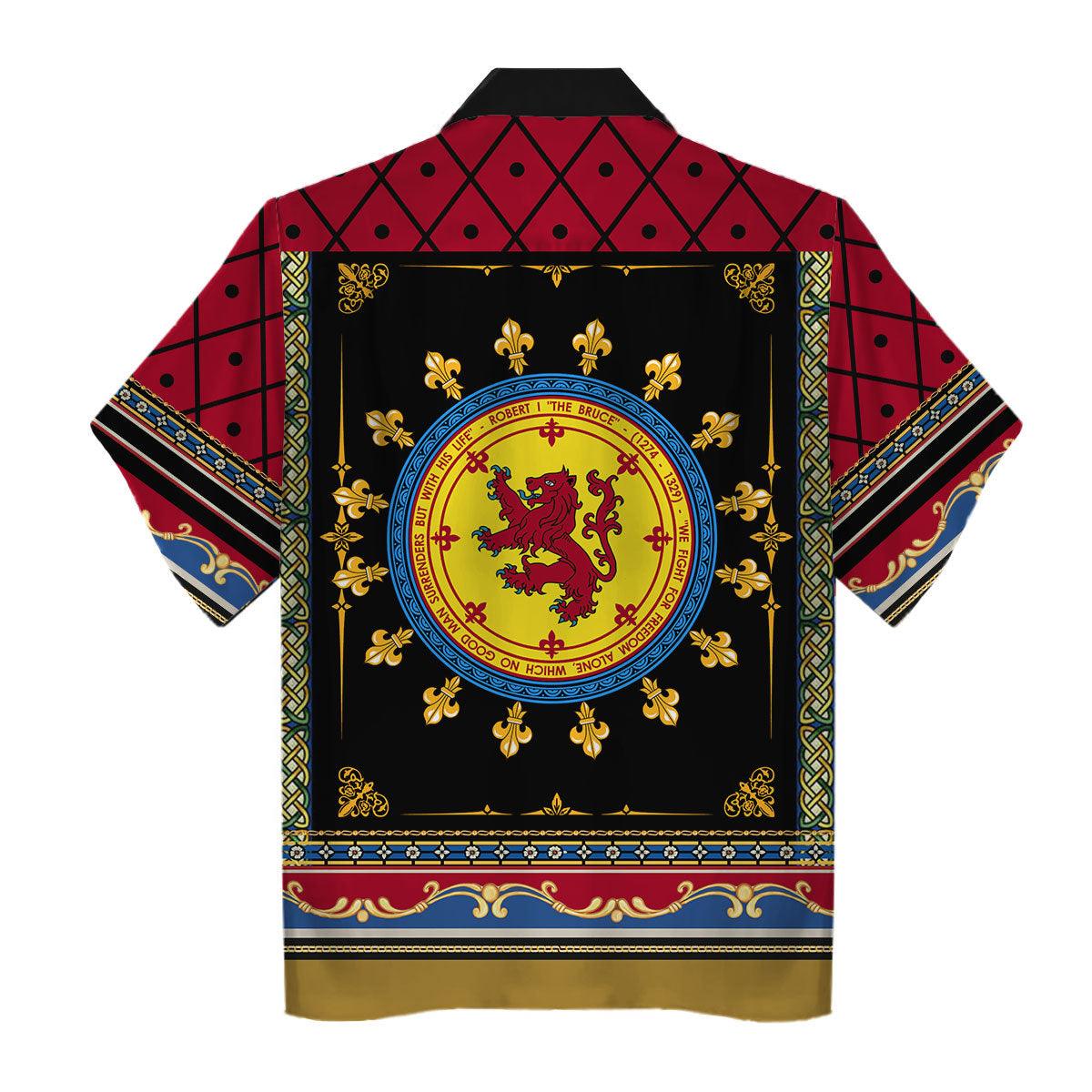 CustomsPig Robert The Bruce Hawaiian Shirt Polo Shirt - CustomsPig.com