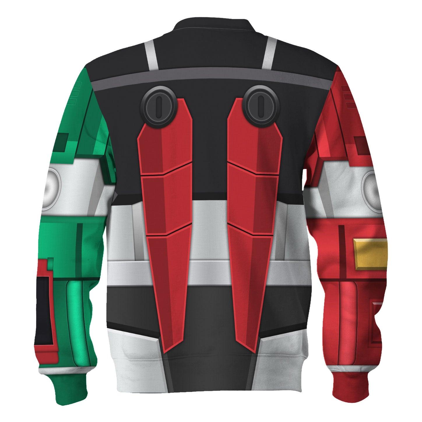 CustomsPig Robot Dou Voltron Hoodie T-shirt Sweatpants Cosplay - DucG