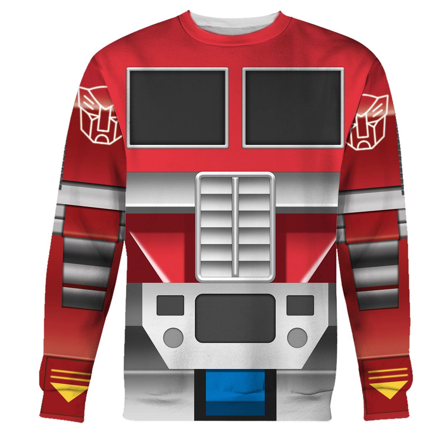 Gearhomie Robot Optimus Prime Costume Cosplay Hoodie Tracksuit - Gearhomie.com