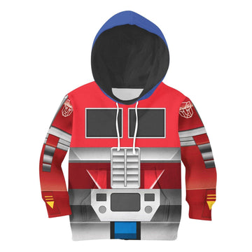  CustomsPig Robot Optimus Prime Kid Costume Cosplay Hoodie Sweatshirt T-Shirt -  CustomsPig.com