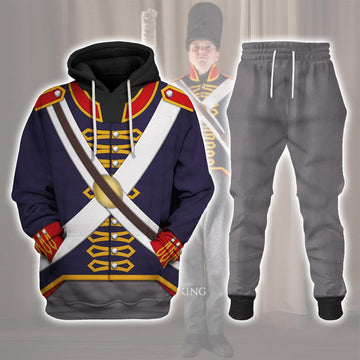 CustomsPig Royal Foot Artillery Ÿ?? Gunner (1806-1815) Uniform All Over Print Hoodie Sweatshirt T-Shirt Tracksuit - CustomsPig.com