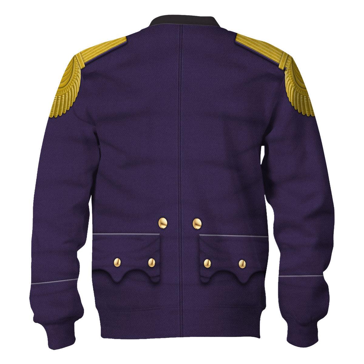 Gearhomie Royal Navy Captain-1806 Uniform All Over Print Hoodie Sweatshirt T-Shirt Tracksuit - DucG