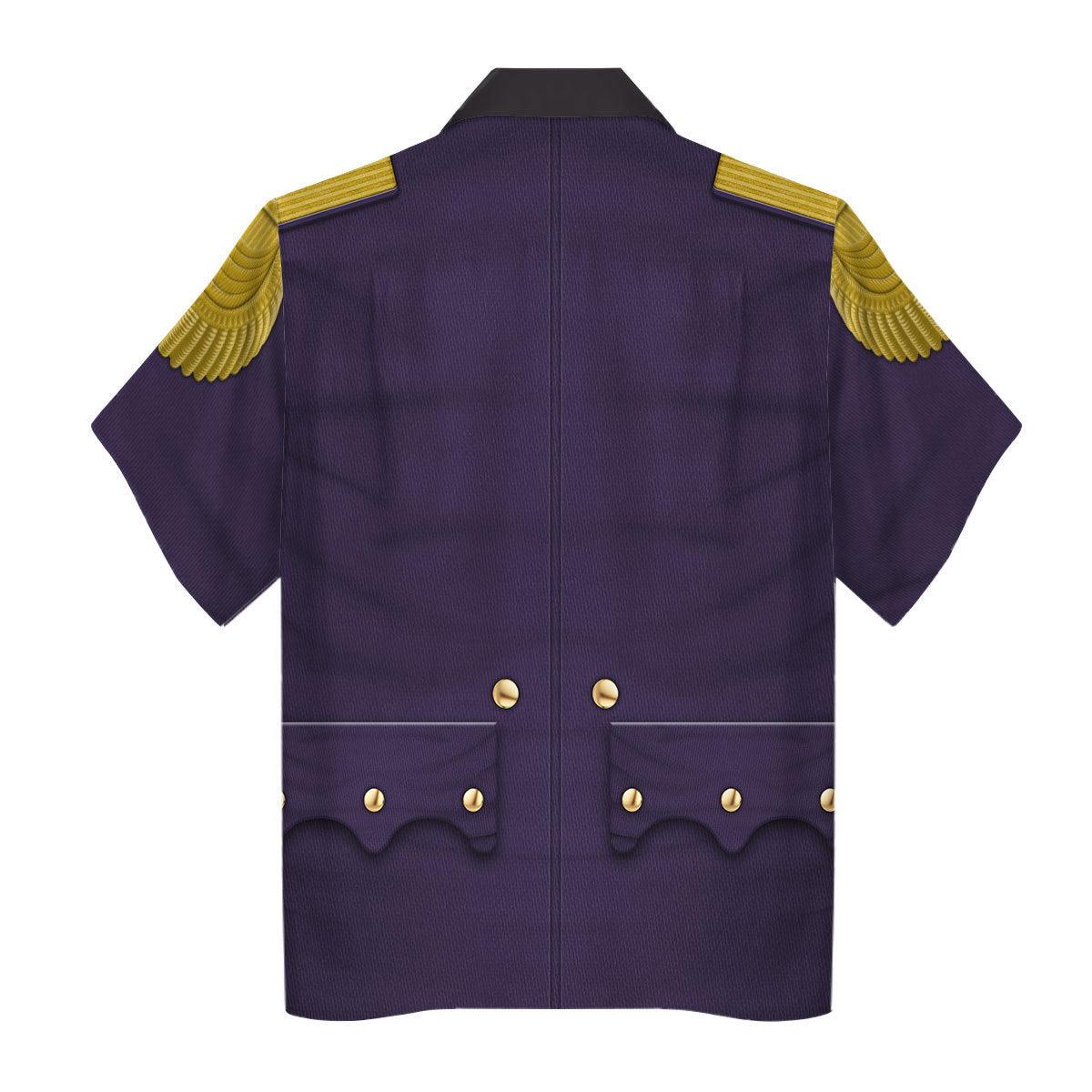 Gearhomie Royal Navy Captain-1806 Uniform All Over Print Hoodie Sweatshirt T-Shirt Tracksuit - DucG