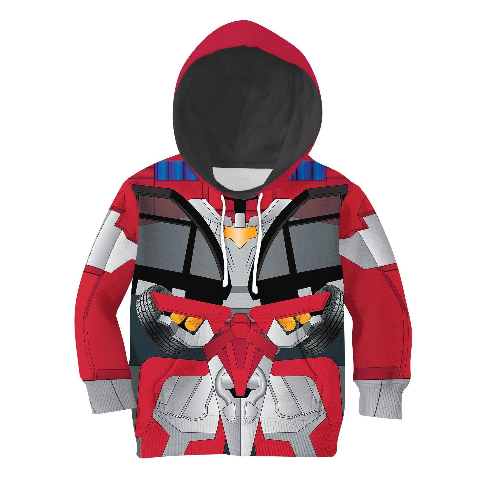 Gearhomie Sentinel Prime Kid Costume Cosplay Hoodie Sweatshirt T-Shirt - Gearhomie.com