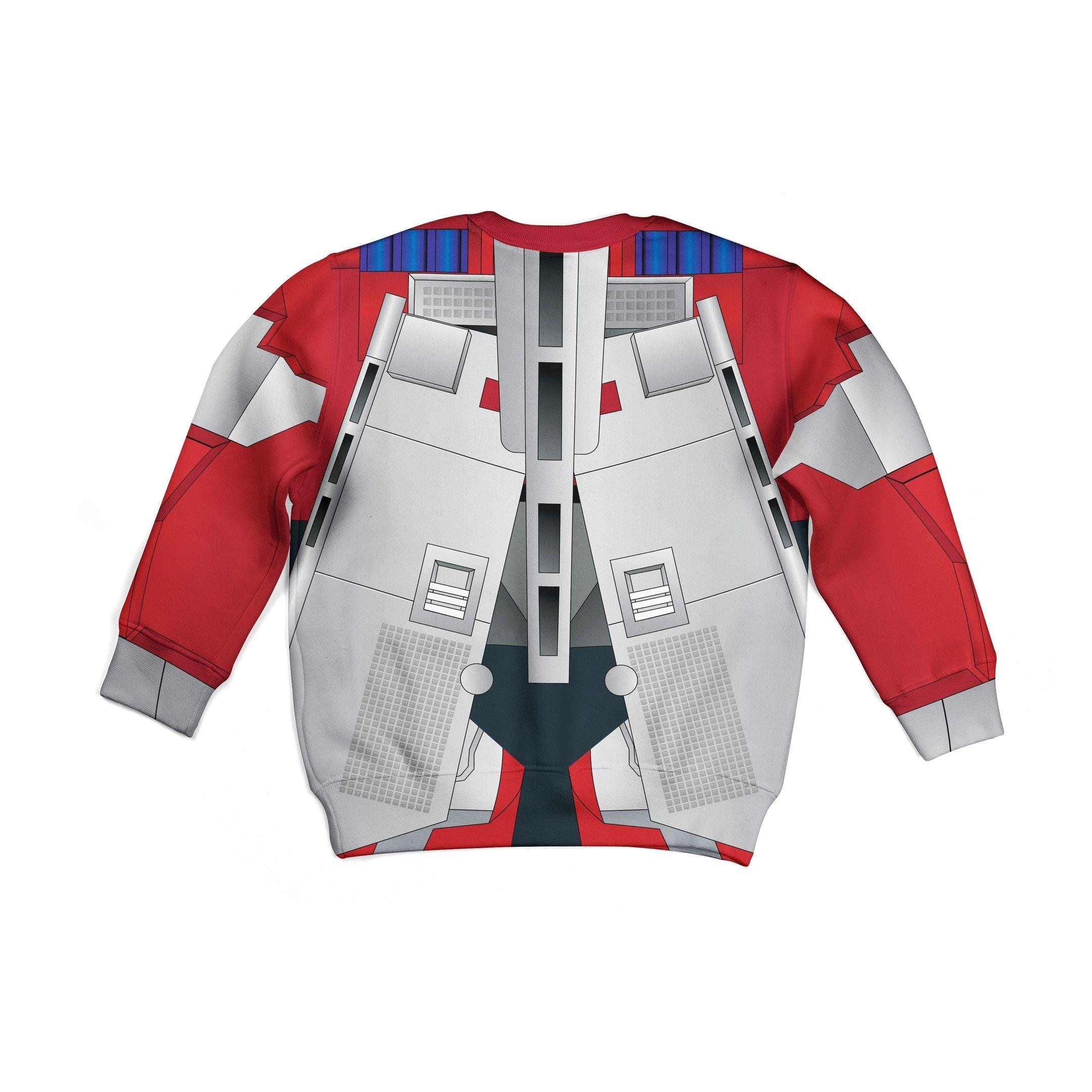Gearhomie Sentinel Prime Kid Costume Cosplay Hoodie Sweatshirt T-Shirt - Gearhomie.com