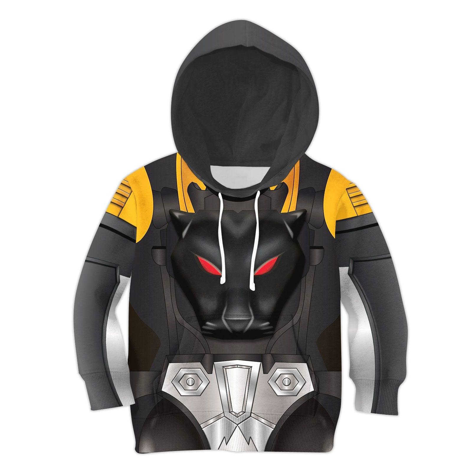 Gearhomie Shadow Panther Kid Costume Cosplay Hoodie Sweatshirt T-Shirt - Gearhomie.com