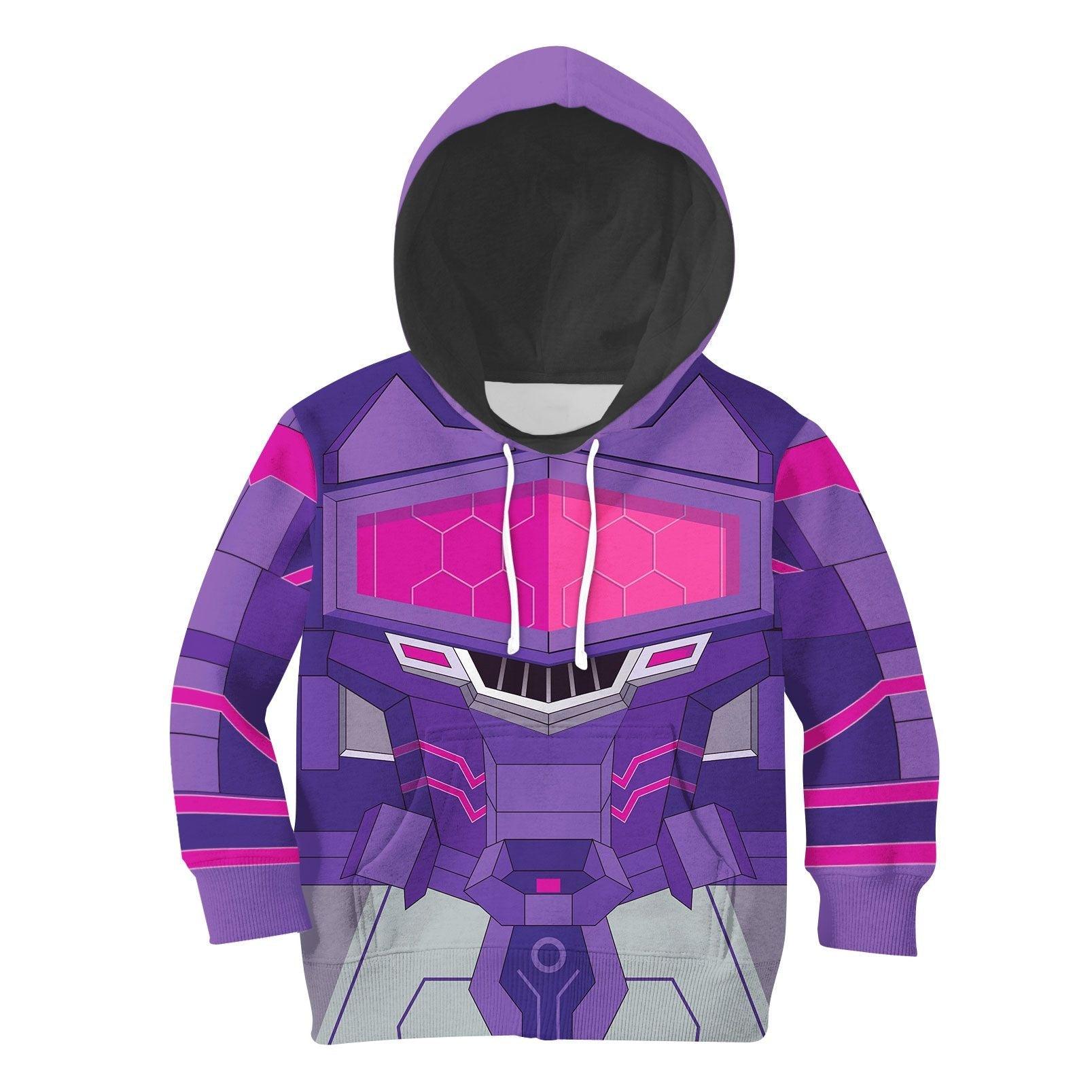 Gearhomie Shockwave Decepticons Kid Costume Cosplay Hoodie Sweatshirt T-Shirt - Gearhomie.com