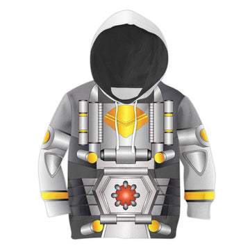 Gearhomie Silverbolt Beast Wars Kid Costume Cosplay Hoodie Sweatshirt T-Shirt - Gearhomie.com