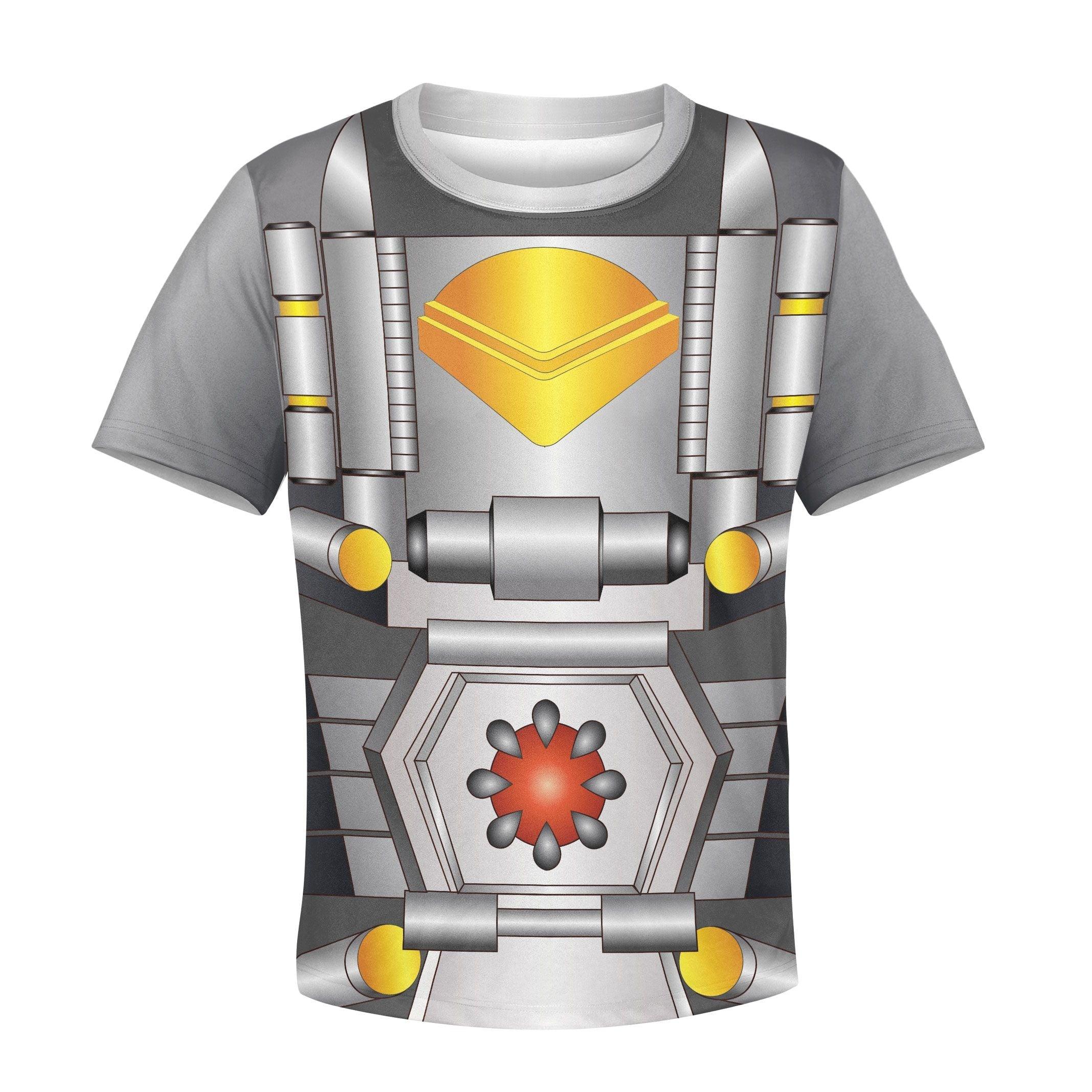 Gearhomie Silverbolt Beast Wars Kid Costume Cosplay Hoodie Sweatshirt T-Shirt - Gearhomie.com
