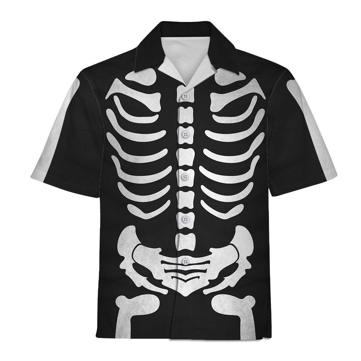 Gearhomie Skeleton Bone Print Halloween Fancy Dress Costume Hoodie Sweatshirt T-Shirt Tracksuit - Gearhomie.com