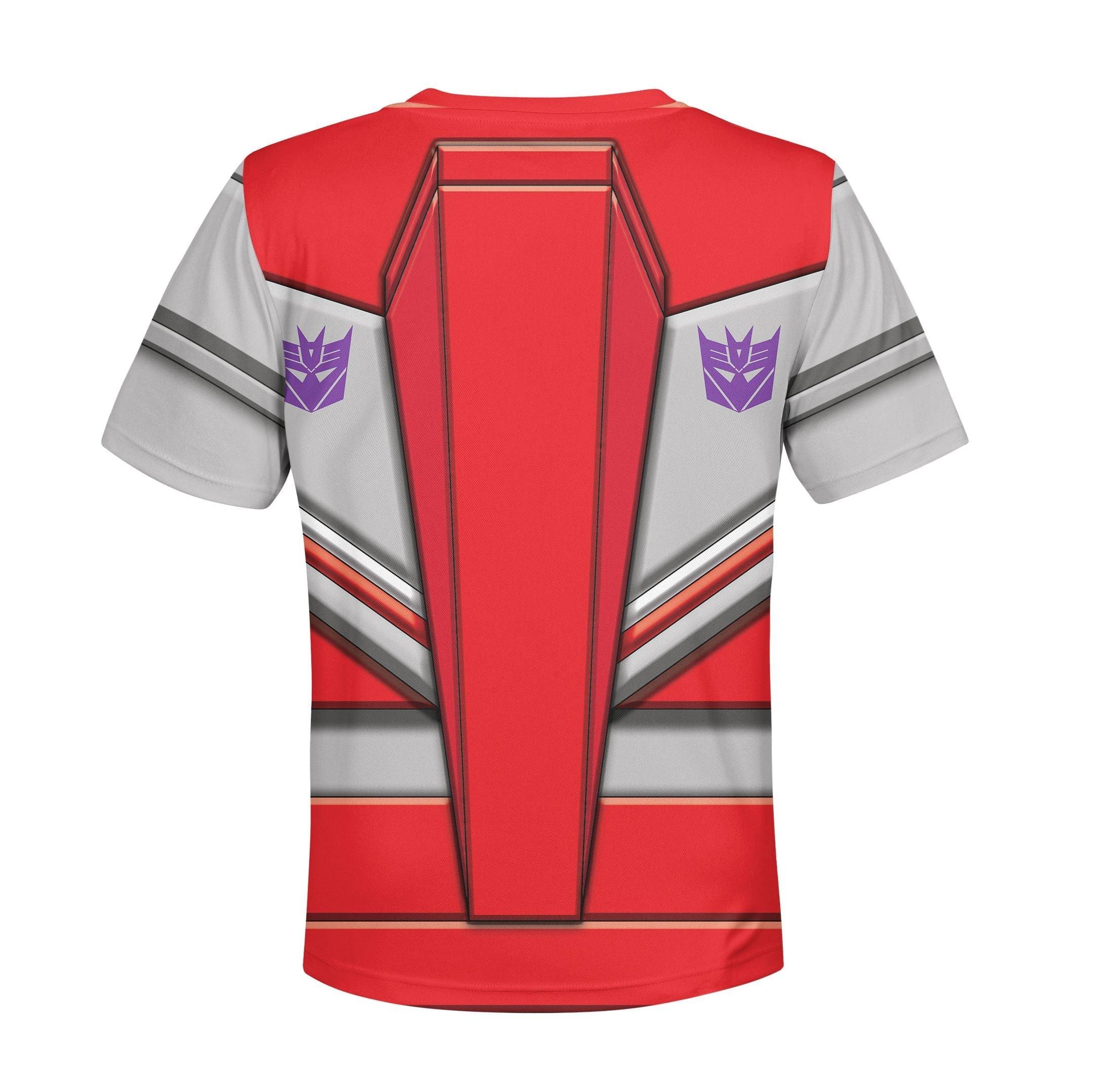 Gearhomie Starscream Transfomers Kid Costume Cosplay Hoodie Sweatshirt T-Shirt - Gearhomie.com