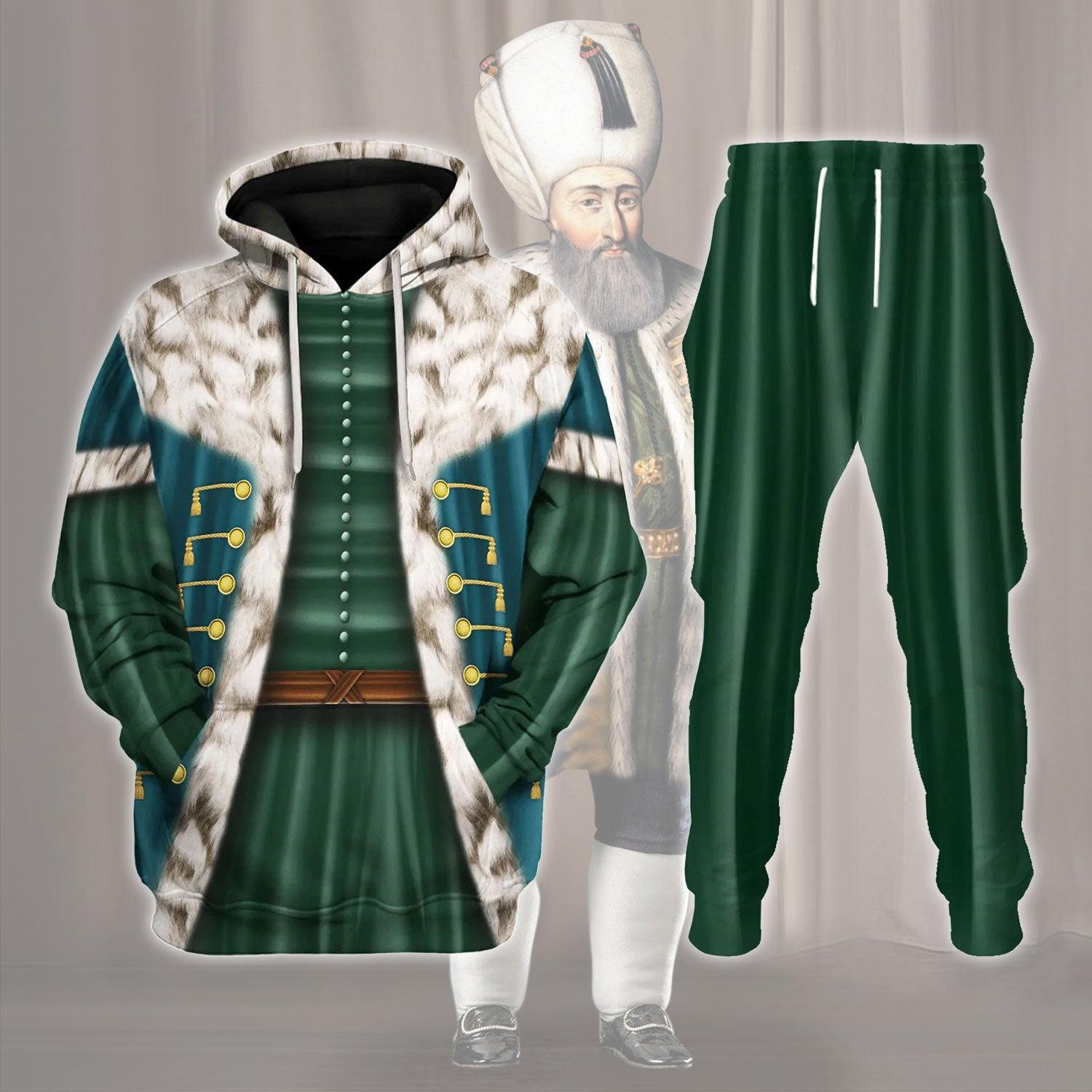 Gearhomie Sultan Mehmed II Ottoman Empire Costume Hoodie Sweatshirt T-Shirt Tracksuit - Gearhomie.com