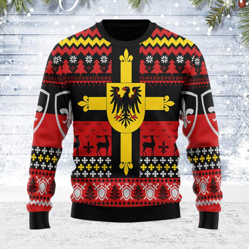 Gearhomie Teutonic Knights Christmas Ugly Sweater - Gearhomie.com