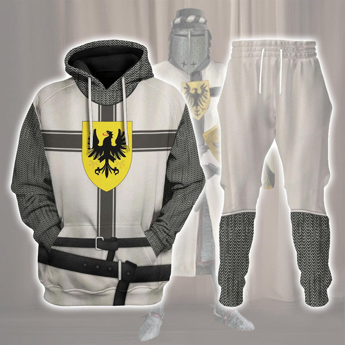 Gearhomie Teutonic Knights Costume Hoodie Sweatshirt T-Shirt Tracksuit - Gearhomie.com