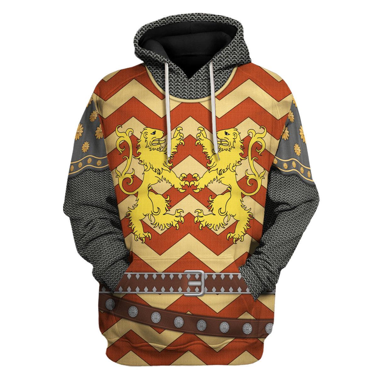 Gearhomie The Angevin King Knight Costume Hoodie Sweatshirt T-Shirt Tracksuit - Gearhomie.com