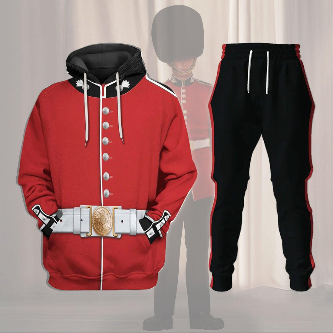 Gearhomie The Queen Guards United Kingdom Costume Hoodie Sweatshirt T-Shirt Tracksuit - Gearhomie.com
