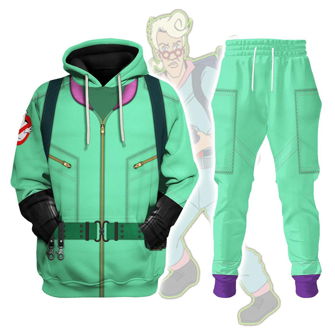 Gearhomie The Real Ghostbusters Costume Hoodie Sweatshirt T-Shirt Sweatpants - Gearhomie.com