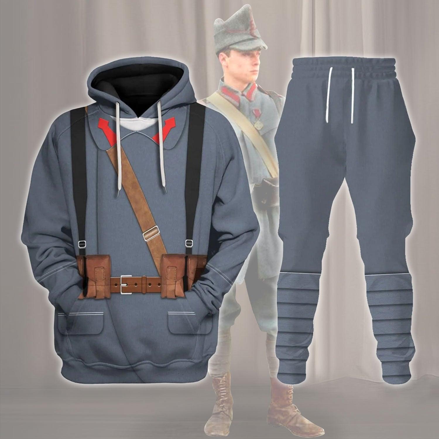 Gearhomie The Romanian Army World War I Costume Hoodie Sweatshirt T-Shirt Tracksuit - Gearhomie.com