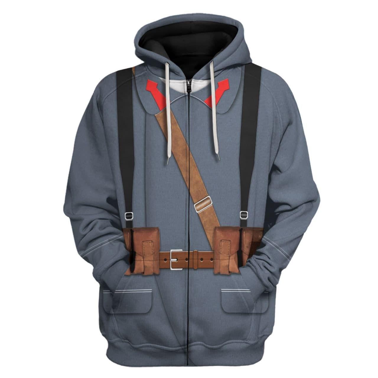 Gearhomie The Romanian Army World War I Costume Hoodie Sweatshirt T-Shirt Tracksuit - Gearhomie.com