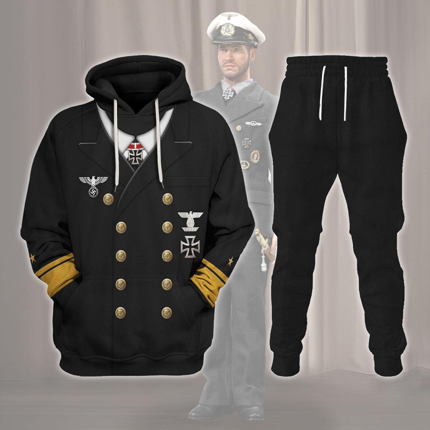  CustomsPig Theodor Krancke - Navy Group West - The Kriegsmarine Costume Hoodie Sweatshirt T-Shirt Tracksuit -  CustomsPig.com