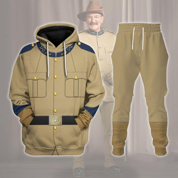 Gearhomie Theodore Roosevelt Costume Hoodie Sweatshirt T-Shirt Tracksuit - Gearhomie.com