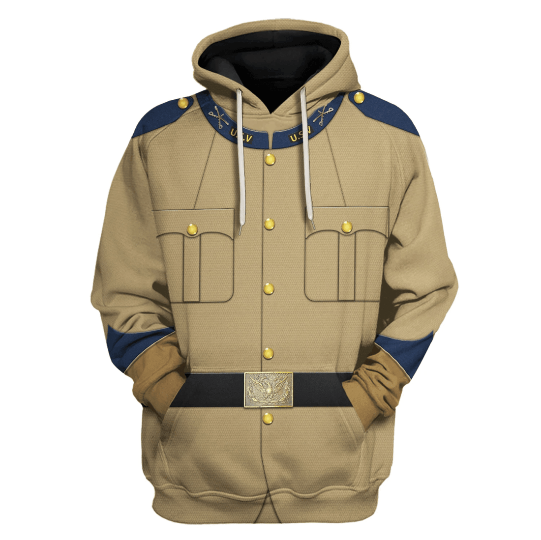 Gearhomie Theodore Roosevelt Costume Hoodie Sweatshirt T-Shirt Tracksuit - Gearhomie.com