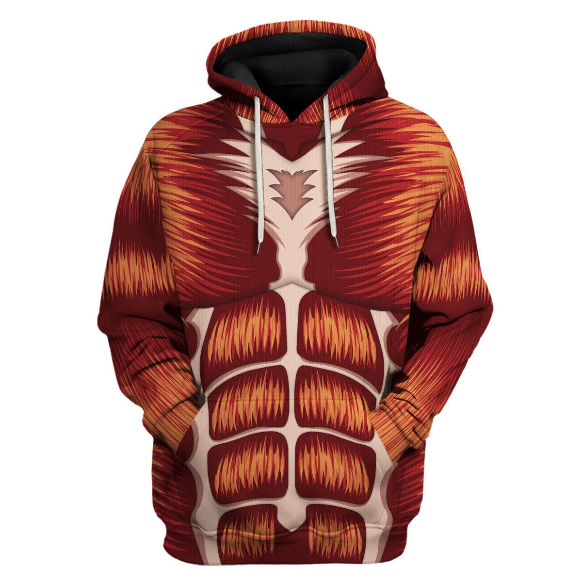 Gearhomie Titan Colossal Costume Hoodie Sweatshirt T-Shirt Sweatpants - Gearhomie.com