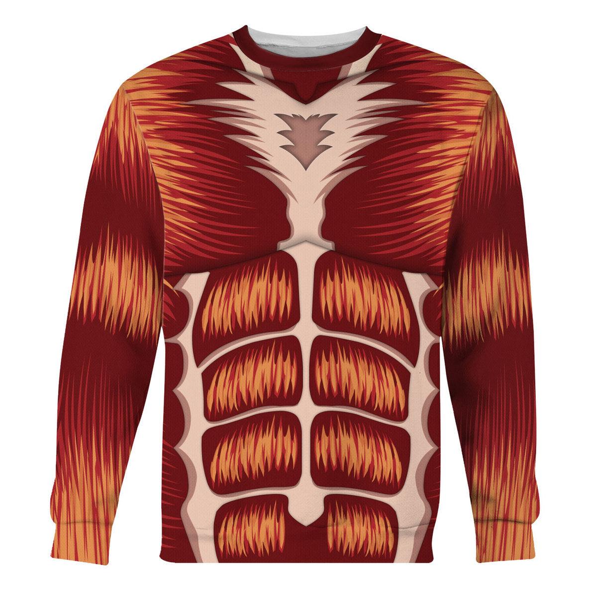 Gearhomie Titan Colossal Costume Hoodie Sweatshirt T-Shirt Sweatpants - Gearhomie.com