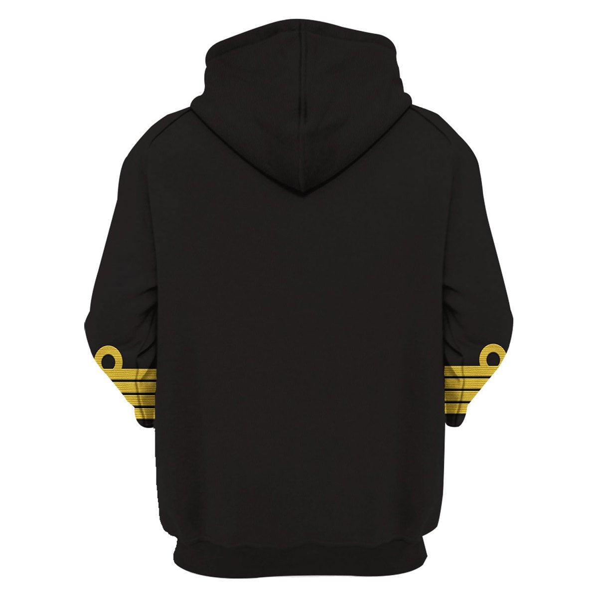  CustomsPig Titanic Captain Edward John Smith Costume Hoodie Sweatshirt T-Shirt Tracksuit -  CustomsPig.com