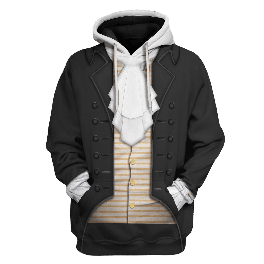 Gearhomie U.S. President Thomas Jefferson Costume Hoodie Sweatshirt T-Shirt Tracksuit - Gearhomie.com