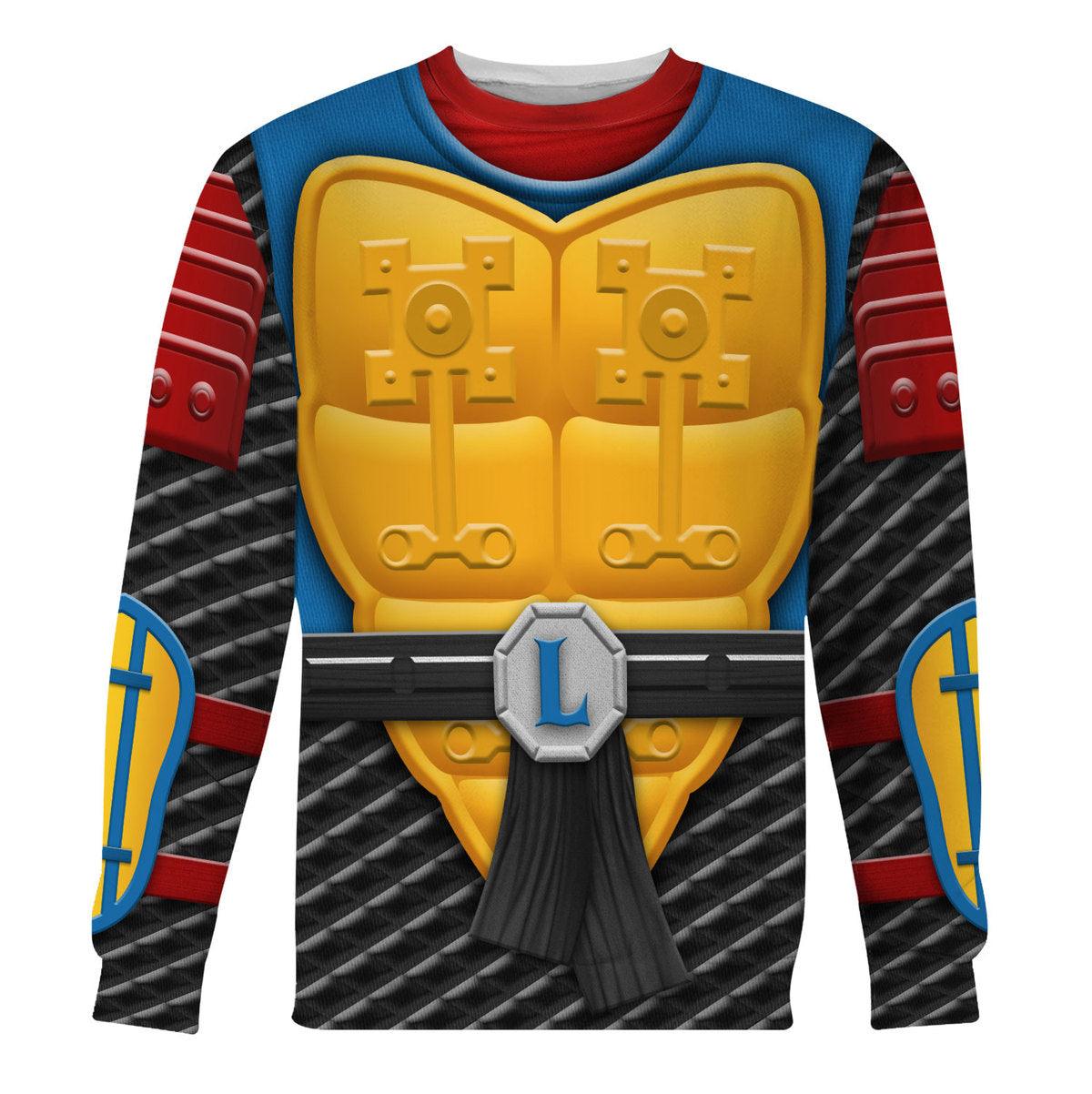Gearhomie Ultimates! Sewer Samurai Leonardo TMNT Costume Hoodie Sweatshirt T-Shirt Sweatpants - Gearhomie.com
