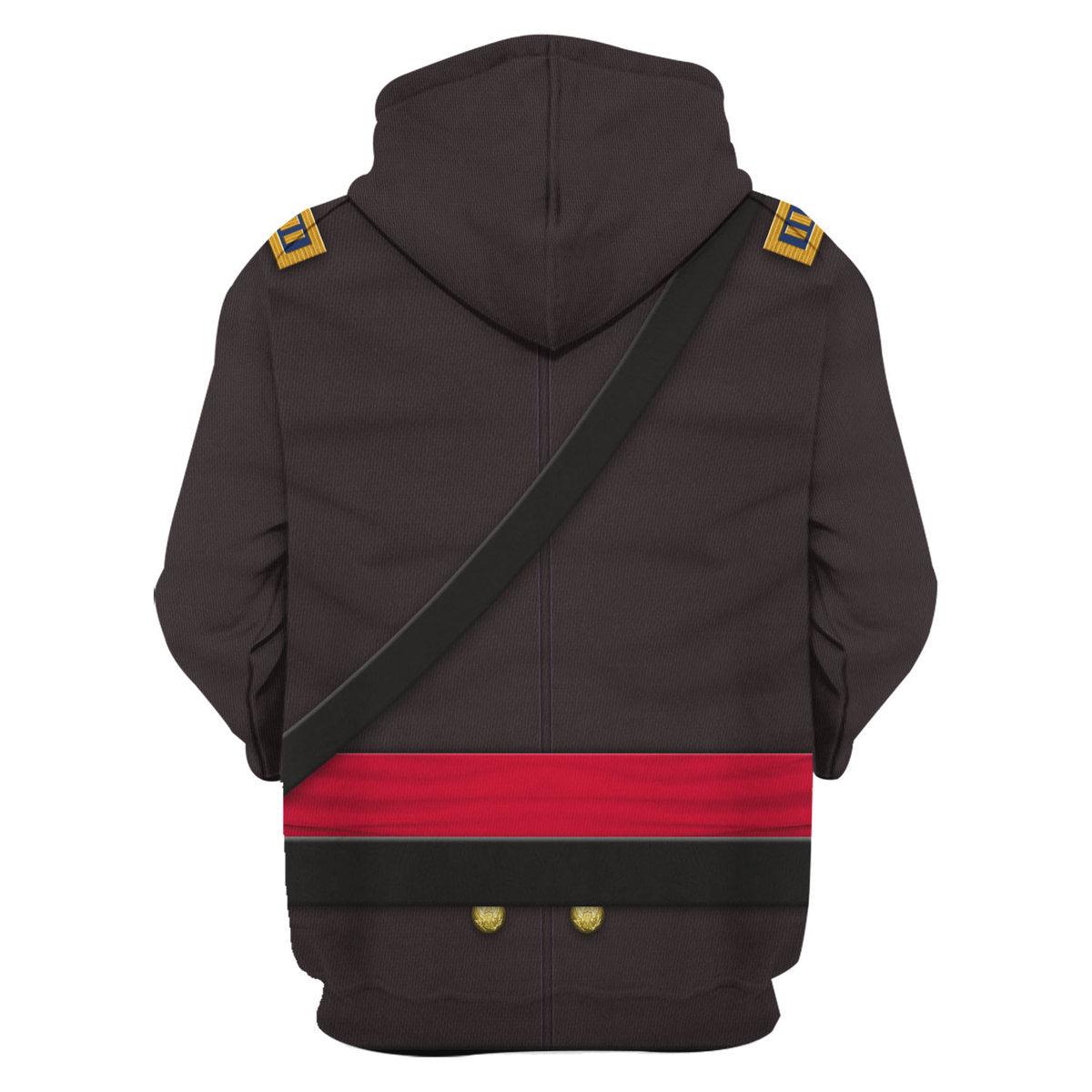Gearhomie Union Army- Captain Of Infantry Uniform All Over Print Hoodie Sweatshirt T-Shirt Tracksuit - Gearhomie.com